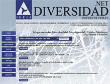 Tablet Screenshot of diversidadcultural.net